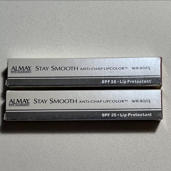 2x ALMAY Stay Smooth Anti-Chap Lipcolor with SPF 25 - Lip Protectant #MIST - Picture 2 of 7